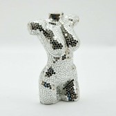 50CM SILVER MOSAIC BODY