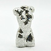 40CM SILVER MOSAIC BODY
