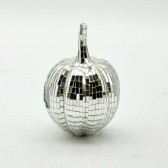 30CM SILVER MOSAIC PUMPKIN