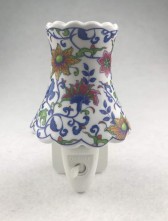 ORANGE FLORAL NIGHTLIGHT