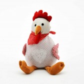30cm FABRIC CHICKEN DOORSTOP