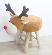 60CM REINDEER FOOTSTOOL