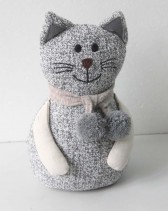 24CM CAT DOORSTOP