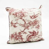 45 X 45CM RED PHEASANT DESIGN CUSHION