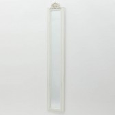 13 X 109CM ANTIQUE WHITE MIRROR