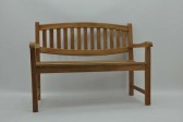 120CM 2 SEAT OVAL BACK BENCH