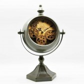 37.5CM GREEN TABLE CLOCK
