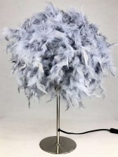 60CM GREY TABLE LAMP
