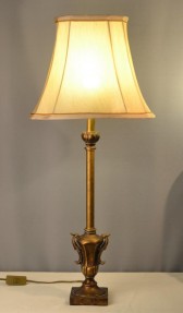 ANTIQUE GOLD BUFFET LAMP