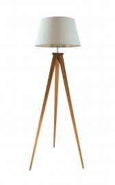 153CM NATURAL FLOOR STANDING TRIPOD LAMP