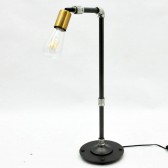 64CM METAL BLACK TABLE LAMP (G125)