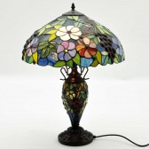 18" DOUBLE TIFFANY LAMP
