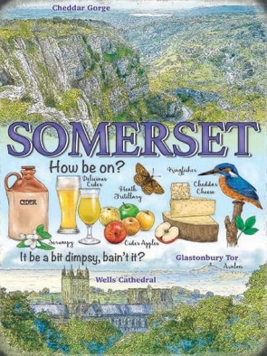 Somerset Metal Sign 400 x300mm