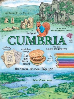 Cumbria And The Lake District Metal Sign 400 x300mm