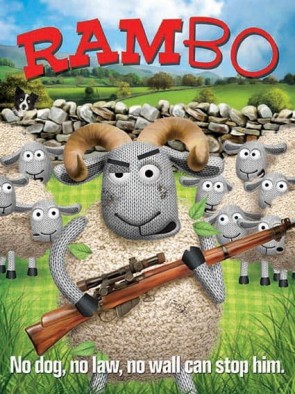 Rambo Metal Sign 400 x300mm