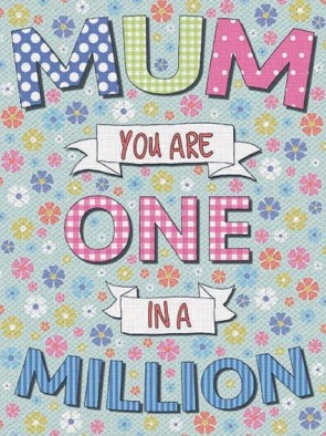 Mum One In A Million Metal Sign 400 x300mm
