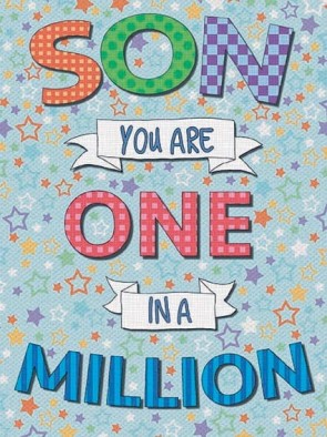 Son One In A Million Metal Sign 400 x300mm
