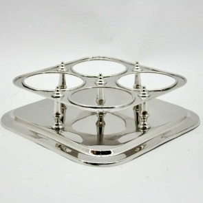 34CM NICKLE PLATED BOTTLE STAND
