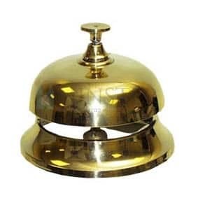 10CM POLISHED DESK BELL