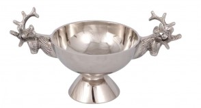 30CM STAGS HEAD PEANUT BOWL