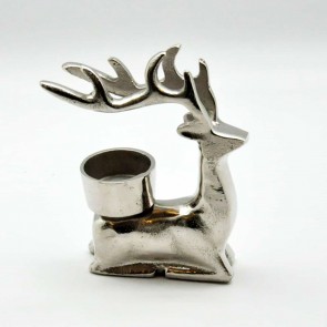 12.5CM REINDEER CANDLE HOLDER