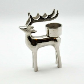 12.5CM REINDEER CANDLE HOLDER