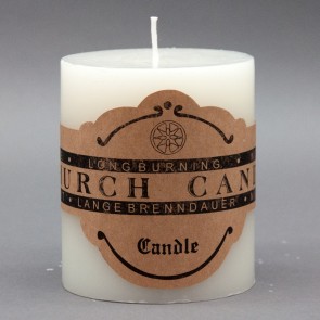 10CM CHURCH CANDLE-BURN TIME 70HRS-CTN 12