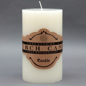 20CM CHURCH CANDLE-BURN TIME 230HRS-CTN 6