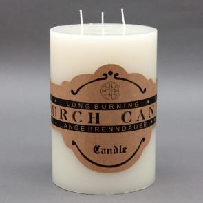 30CM CHURCH CANDLE-BURN TIME 500HRS CTN-2