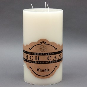 35CM CHURCH CANDLE-BURN TIME 580HRS CTN-2