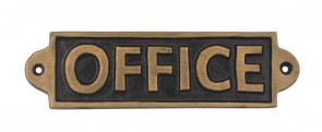 OFFICE - METAL SIGN