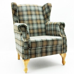 (1926)LATTE FABRIC ARM CHAIR