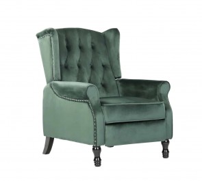 100x78x92EMERALD GREEN RECLINING CHAIR