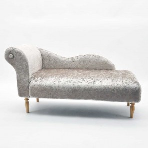 130CM GREY MINI CHAISE