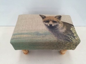 FOX FACE FOOTSTOOL 40CMX25CMX25CM