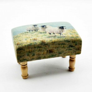 SHEEP FOOTSTOOL 40CMX25CMX25CM