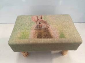 RABBIT FOOTSTOOL 40CMX25CMX25CM