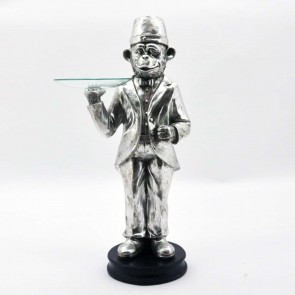 GOLD MONKEY WAITER 85cm