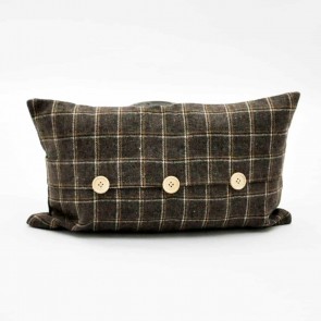 30 X 50CM BROWN VELVET CUSHION