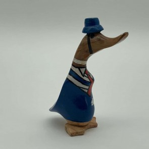 16CM BLUE SUIT DUCK