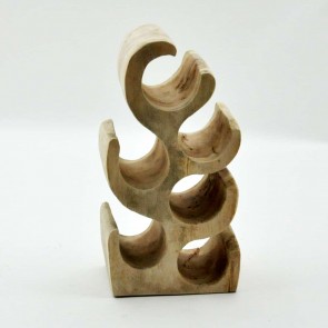 6 BOTTLE WOOD WINE RACK