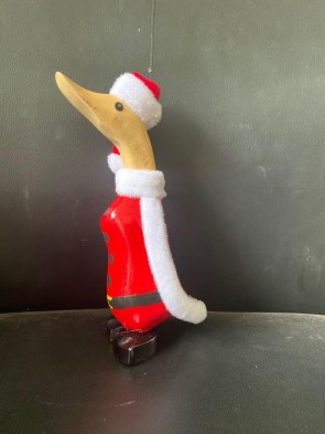 SANTA CLAUS DRESSED DUCK 25cm