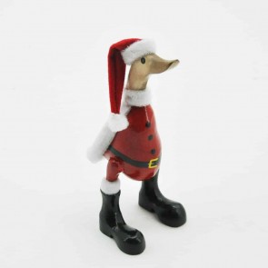 25cm SANTA CLAUS DRESSED DUCK