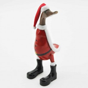 45cm SANTA CLAUS DRESSED DUCK