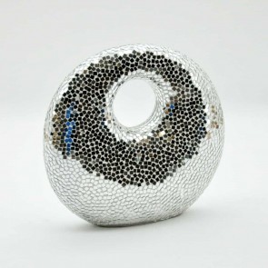 50CM SILVER MOSAIC ORNAMENT
