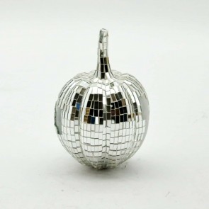 30CM SILVER MOSAIC PUMPKIN