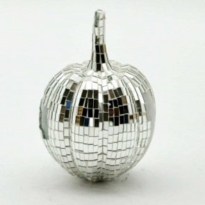 40CM SILVER MOSAIC LARGE PUMPKIN