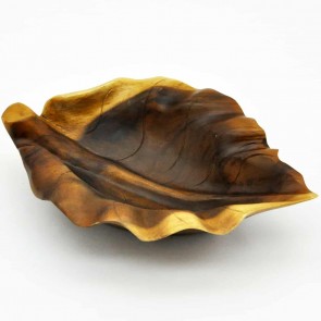 48CM TEAK FRUIT BASKET