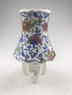 ORANGE FLORAL NIGHTLIGHT