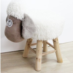 60CM SHEEP FOOTSTOOL